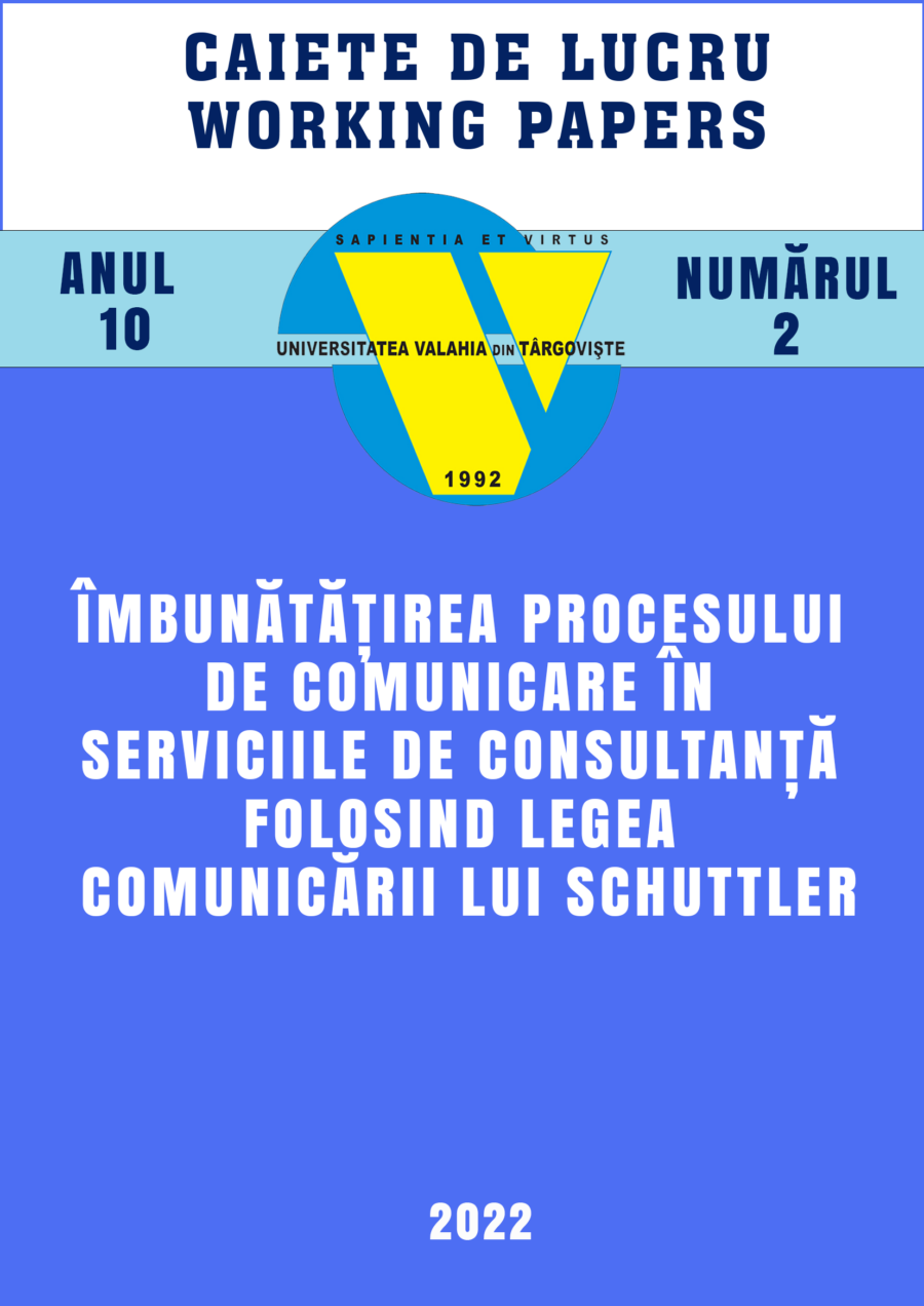 Coperta Anul 10 · Nr. 2 · 2022